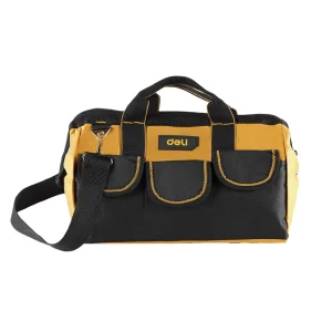 Yofidra 13 16 Inch Electrician Tool Bag Waterproof Wear resistant Portable Woodworking Maintenance Multifunction Storage Bag OEM
