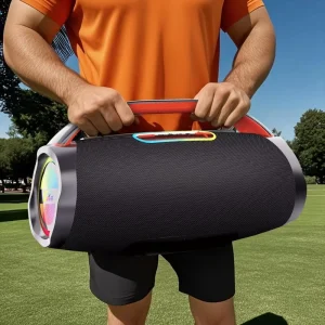 ZQS X7X 100W 448mm Wireless Portable Speaker Microphone Speaker 3 BT Sound Strong Subwoofer Outdoor Waterproof