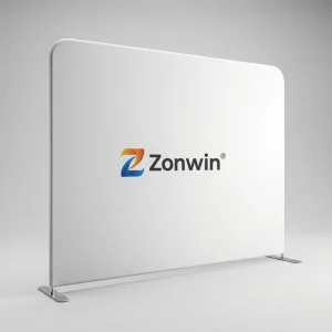 ZRX Aluminum Frame Photo Booth Backdrops Stands Pillow Case Backdrop Wall Tension Fabric Display Backdrop Trade Show Wall