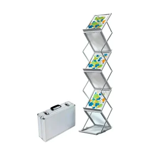 Zigzag Catalogue Brochure Holder Magazine Banner Display Rack
