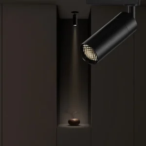 Zoomable LED Track Spotlight 3° Ra97 CRI Anti Glare for Art Gallery