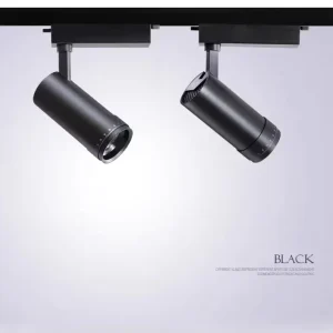 Zoomable Linear Rail Track Spotlight Adjustable Beam Angle LED Magnetic Track Light for Jewelry Shop