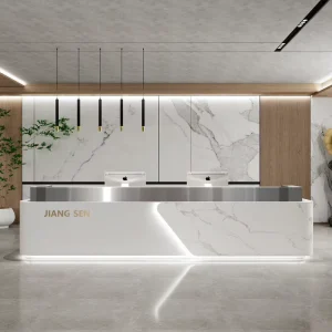 现代公司、酒店大堂、培训中心、健身房和美容院接待台