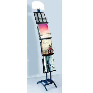 newspaper stand brochure free standing rack