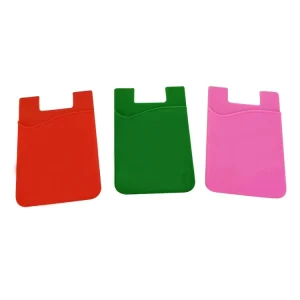 sublimation silicone card holder silicone card holder with bottom